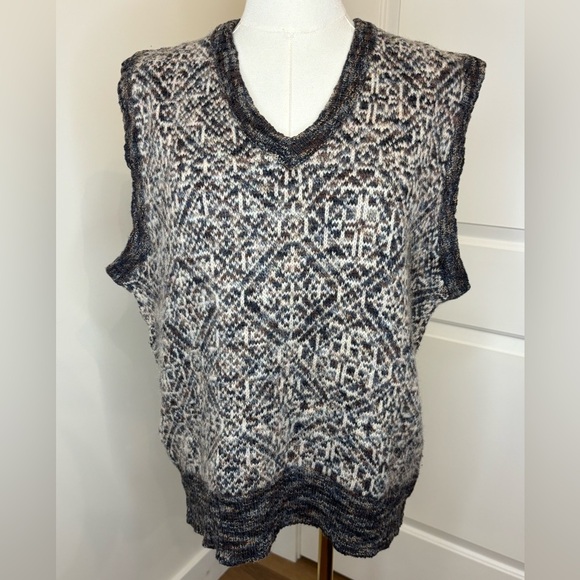 Vintage Colours By Alexander Julian Wool Vest - Picture 1 of 2